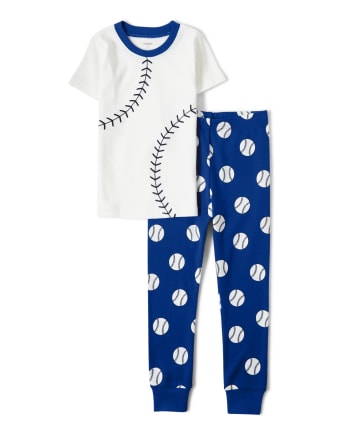 Pijama de 2 piezas de algodón Lil Champ para niños - Gymmies