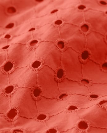 Short à œillets pour filles - Pretty Peach