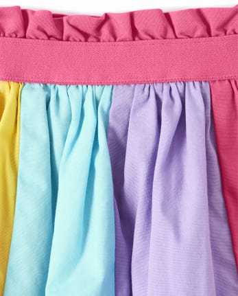 Girls Rainbow Skort - Sunshine Time