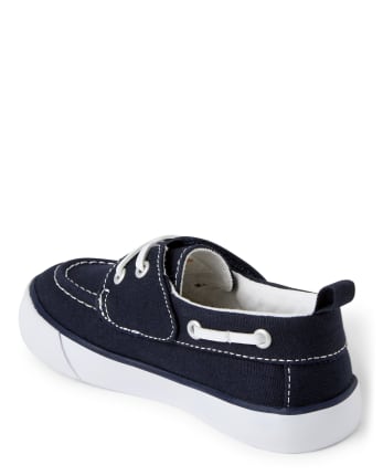 Boys Canvas Boat Shoes - Country Club | Gymboree - NAVY