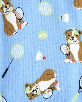 Pyjama 2 pièces en coton Tennis Dog pour garçon - Gymmies