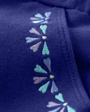 Shorts con lazo y medallón floral para niñas - Island Getaway