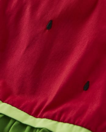 Girls Watermelon Ruffle Dress - Sweet Watermelon