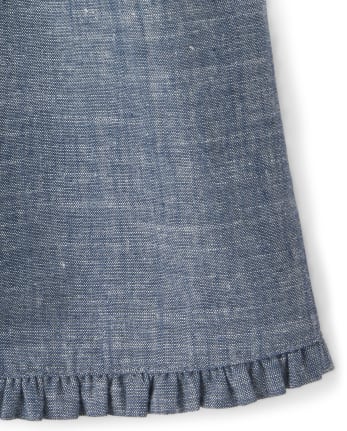 Haut en chambray pastèque pour filles - Pastèque douce