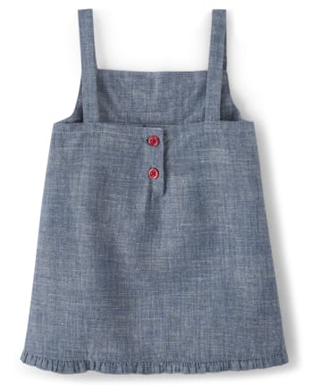 Haut en chambray pastèque pour filles - Pastèque douce