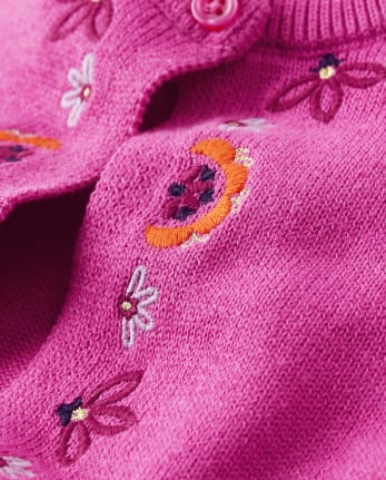Girls Floral Shrug - Summer Sunsets