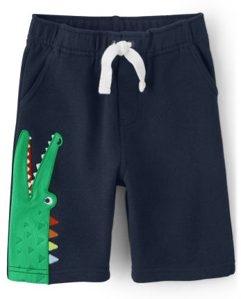 Boys Alligator Pull On Shorts - Critter Camp