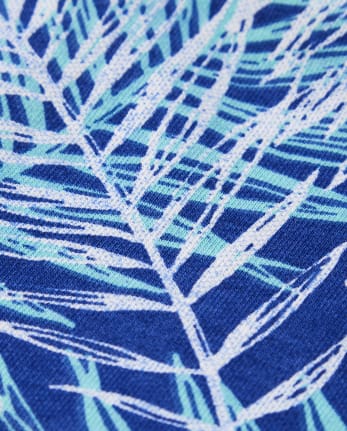 Camiseta sin mangas de hoja de palma para niños - Island Getaway