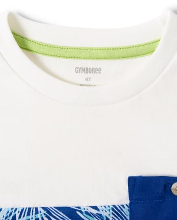 Camiseta sin mangas de hoja de palma para niños - Island Getaway