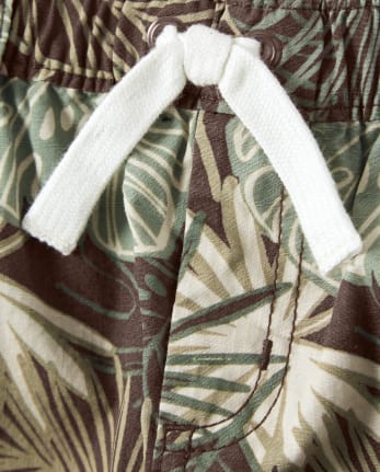 Boys Leaf Pull On Shorts - Safari Camp