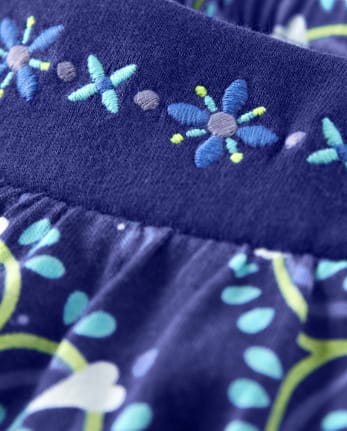 Haut à médaillon floral pour filles - Island Getaway