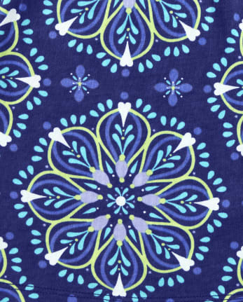 Haut à médaillon floral pour filles - Island Getaway