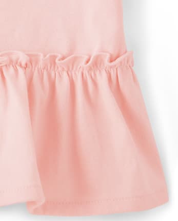 Top Niña Watermelon Flutter Peplum - Sweet Watermelon