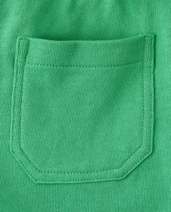 Conjunto De Niño Top Y Shorts De Rayas Con Bolsillos - Critter Camp