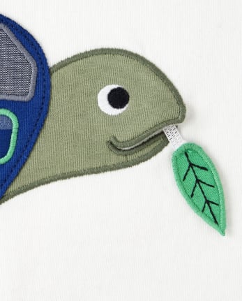 Haut à patch tortue pour garçons - Critter Camp