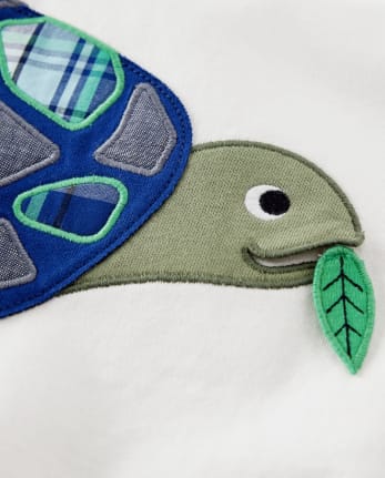 Haut à patch tortue pour garçons - Critter Camp