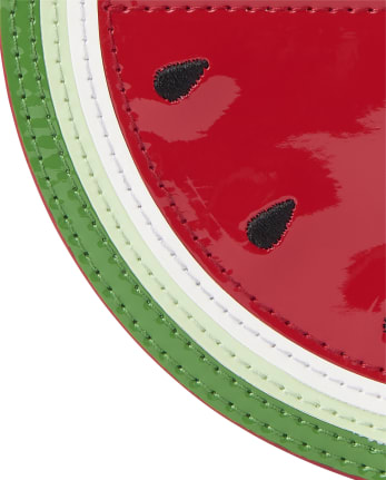 Girls Faux Patent Leather Watermelon Bag Sweet Watermelon