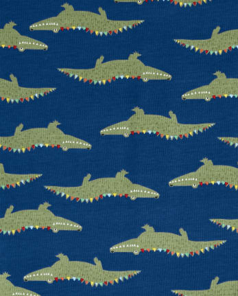 Boys Alligator Print Top - Critter Camp