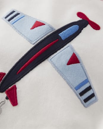 Pyjama 2 pièces en coton avion pour garçon - Gymmies