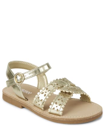 Girls Metallic Sandals - Summer Sunsets