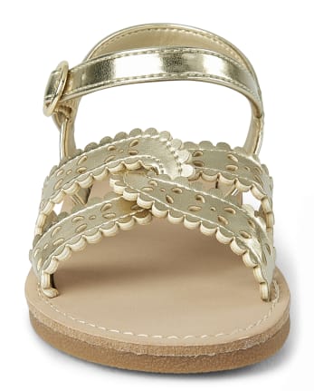 Girls Metallic Sandals - Summer Sunsets