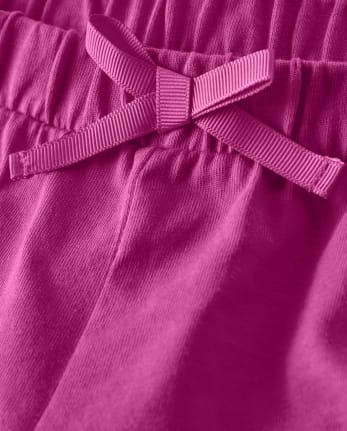 Girls Ruffle Tank Top And Shorts Set - Summer Sunsets