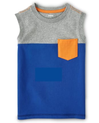 Boys Colorblock Tank Top - Mr. Fix It