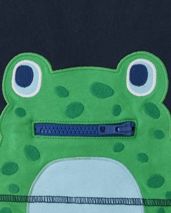 Boys Frog And Dragonfly Top - Critter Camp
