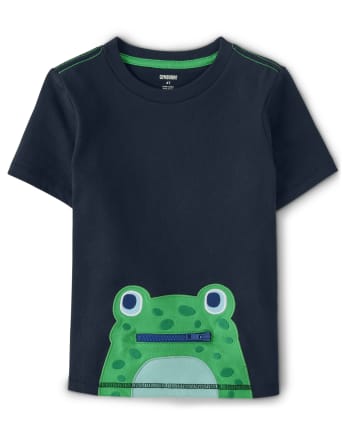 Boys Frog And Dragonfly Top - Critter Camp