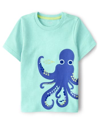 Boys Octopus Top - Island Getaway