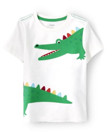 Boys Alligator Patch Top - Critter Camp