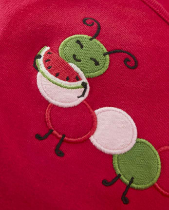 Girls Caterpillar Top - Sweet Watermelon