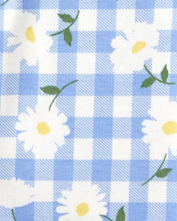 Girls Daisy Cotton 2-Piece Pajamas - Gymmies
