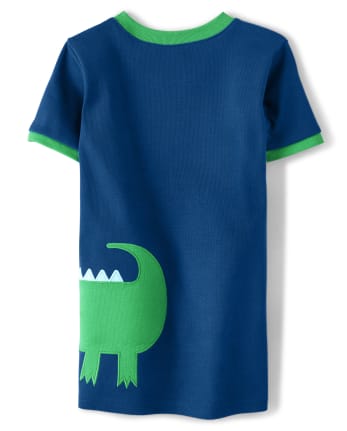 Pyjama 2 pièces en coton alligator pour garçon - Gymmies