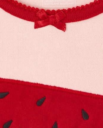 Pyjama 2 pièces en coton pastèque pour filles - Gymmies