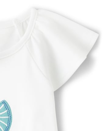 Top de pescado para niñas - Escapada a la isla