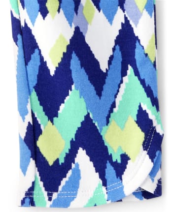 Leggings Capri Ikat para Niñas - Island Getaway