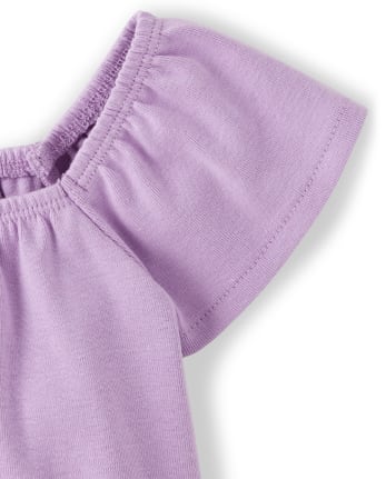 Girls Butterfly Top - Summer Sunsets