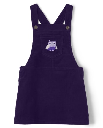 Jupe en velours côtelé hibou pour filles - Whooo's Cute