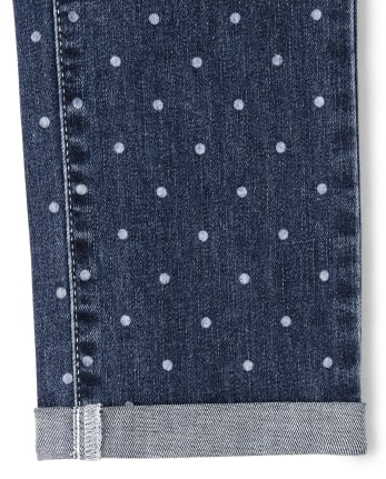 Girls Apple Dot Overalls - Teacher's Favorite