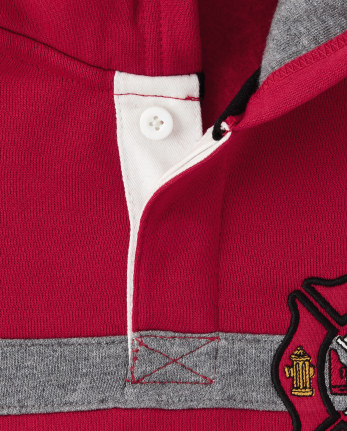 Boys Embroidered Hoodie - Fire Chief