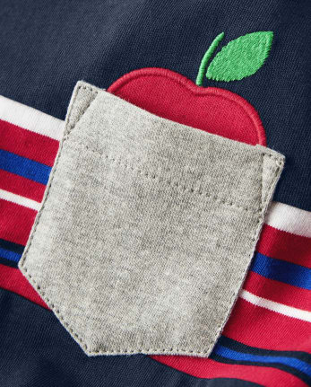 Boys Striped Pocket Top - Teacher's Favorite