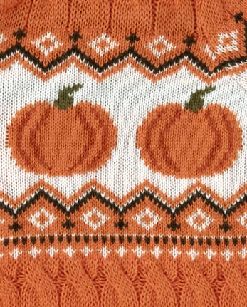Suéter con cremallera para niñas - Lil Pumpkin