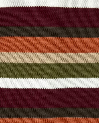 Suéter a rayas con cremallera para niños - Critter Campout