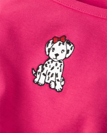 Girls Puppy Top And Leggings Set - Dalmatian Friends
