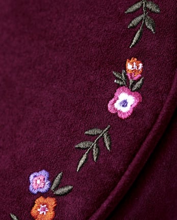 Sac fleuri brodé pour filles - Tree House