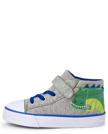 Boys T-Rex Hi Top Sneakers - Dino Dude