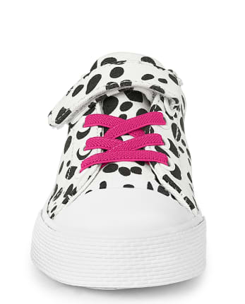 Girls Spotted Sneakers - Dalmatian Friends