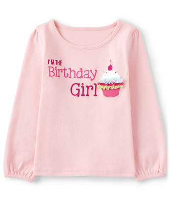 NWT sz 18-24 Gymboree PINK BIRTHDAY GIRL Girl's Birthday Shop Cup Cake Shirt Top