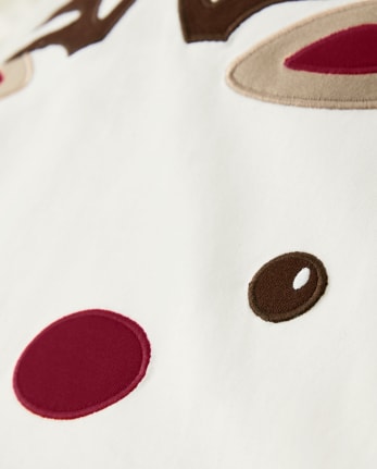 Unisex Adult Reindeer Fairisle Cotton 2-Piece Pajamas - Gymmies